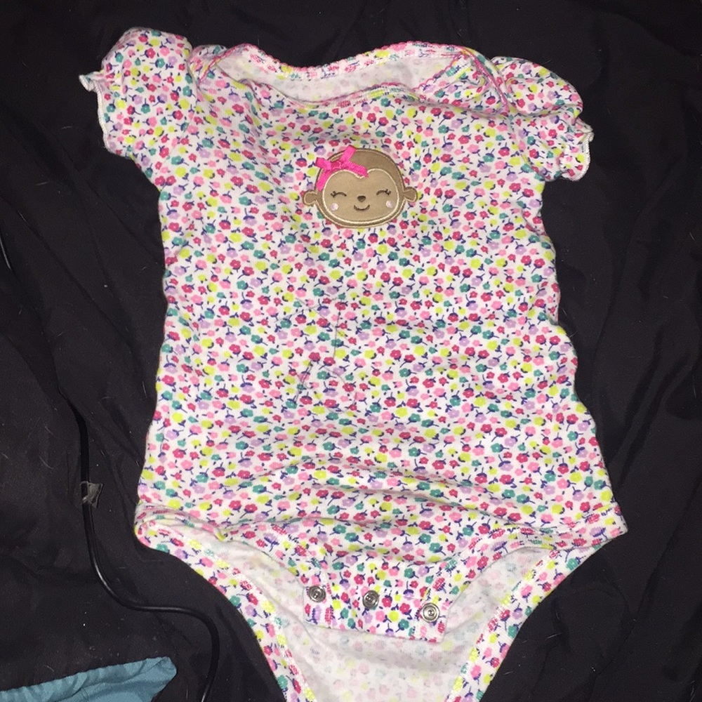 Baby floral onesie